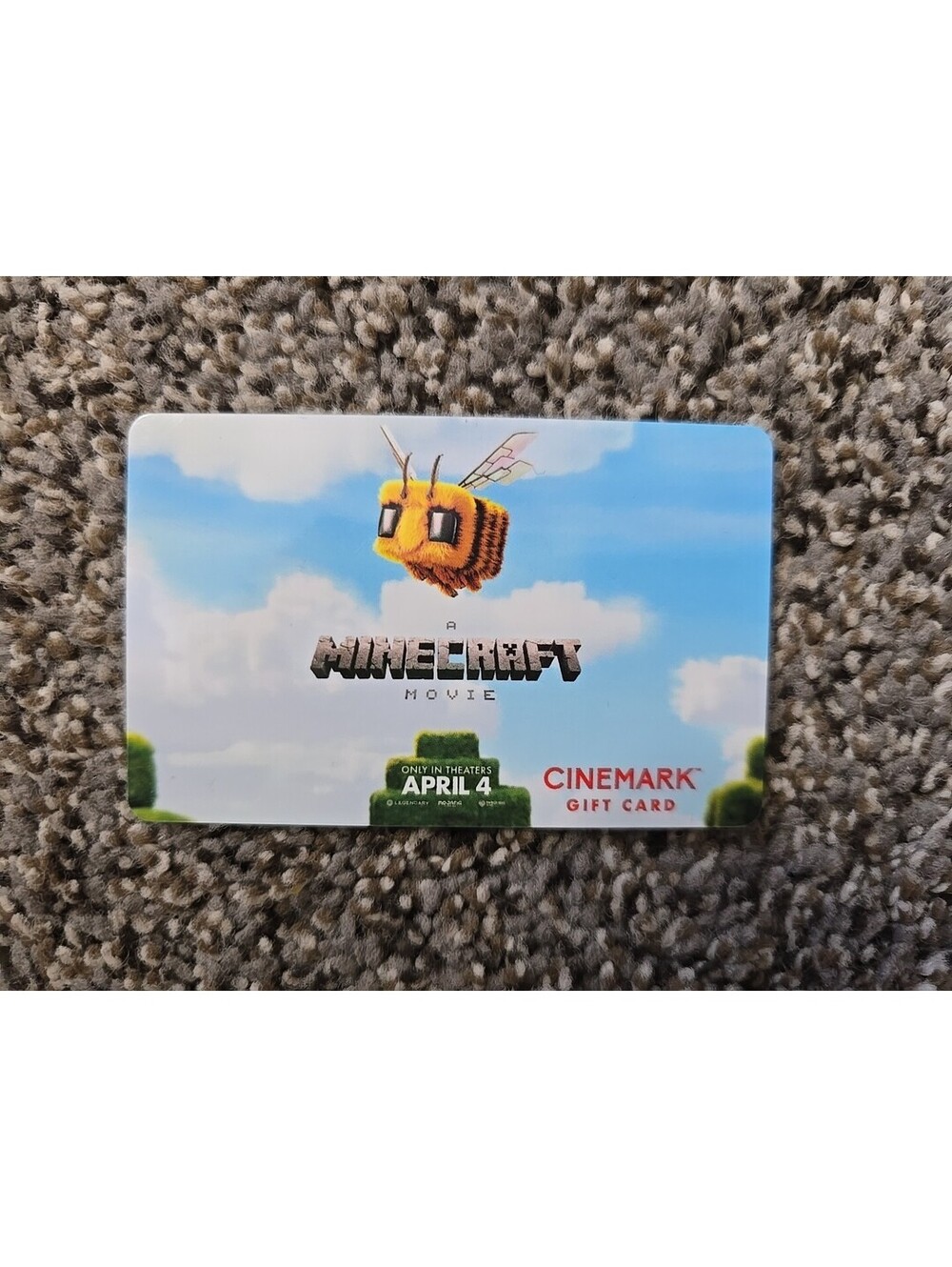 CINEMARK Minecraft Movie ( 2025 ) Gift Card ( $0 )